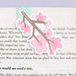 Blossom Jumbo Magnetic Bookmark - CVJ1151BLOS
