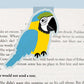 Blue and Gold Macaw Magnetic Bookmark (Jumbo)