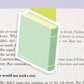 Bookworm Jumbo Magnetic Bookmark - CVJ1279GREE