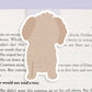 Brown Poodle Dog Jumbo Magnetic Bookmark - CVJ1161POOD