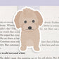 Brown Poodle Dog Jumbo Magnetic Bookmark - CVJ1161POOD
