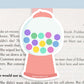 Gumball Machine Jumbo Magnetic Bookmark - CVJ1255GUMB
