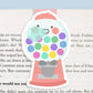 Gumball Machine Jumbo Magnetic Bookmark - CVJ1255GUMB