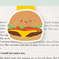 Burger Magnetic Bookmark (Jumbo)