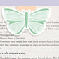 Butterfly Jumbo Magnetic Bookmark - CVJ1156BUTT