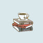 Tea on Books Pin - CVP1332TEAB