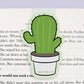Cactus Jumbo Magnetic Bookmark - CVJ1150CACT