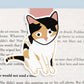 Calico Cat Jumbo Magnetic Bookmark - CVJ1183CALI