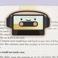 Cassette Tape Jumbo Magnetic Bookmark - CVJ1120CASS