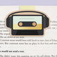Cassette Tape Jumbo Magnetic Bookmark - CVJ1120CASS