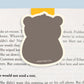 Heart Bear Jumbo Magnetic Bookmark - CVJ1103HBEA