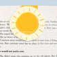 Back side of Shine Bright Sunshine Magnetic Bookmark by Craftedvan