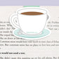 Coffee Cup Jumbo Magnetic Bookmark - CVJ1245CCUP