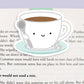 Coffee Cup Jumbo Magnetic Bookmark - CVJ1245CCUP