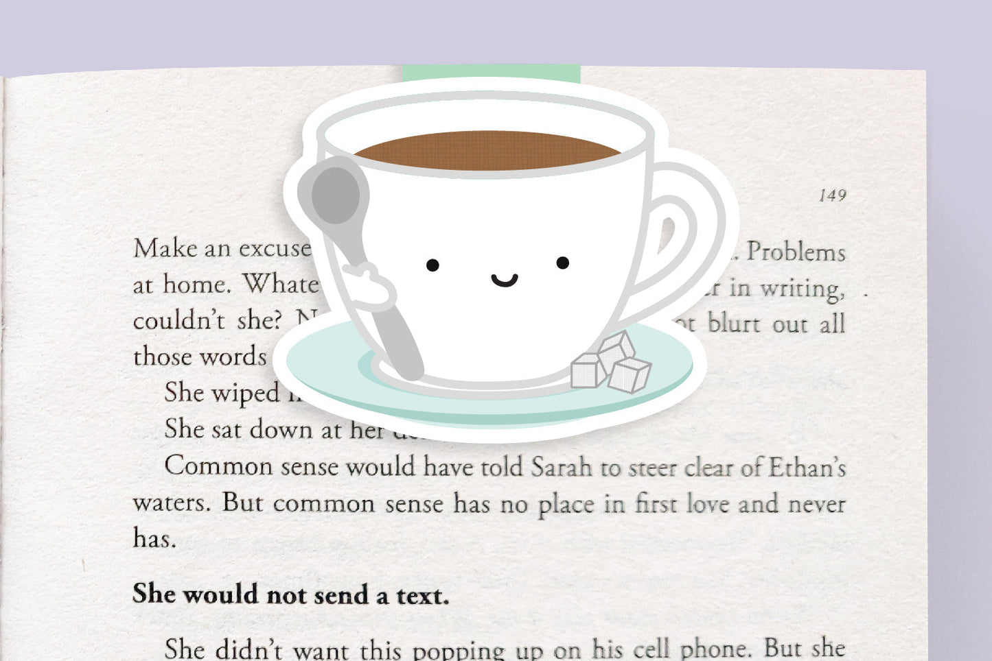 Coffee Cup Jumbo Magnetic Bookmark - CVJ1245CCUP