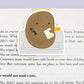 Couch Potato Jumbo Magnetic Bookmark - CVJ1125COUC