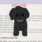 Black Poodle Dog Jumbo Magnetic Bookmark - CVJ1173BPOO