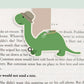 Brontosaurus Dino Jumbo Magnetic Bookmark - CVJ1202DINO
