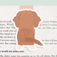 Duck Toller Dog Jumbo Magnetic Bookmark - CVJ1166DUCK