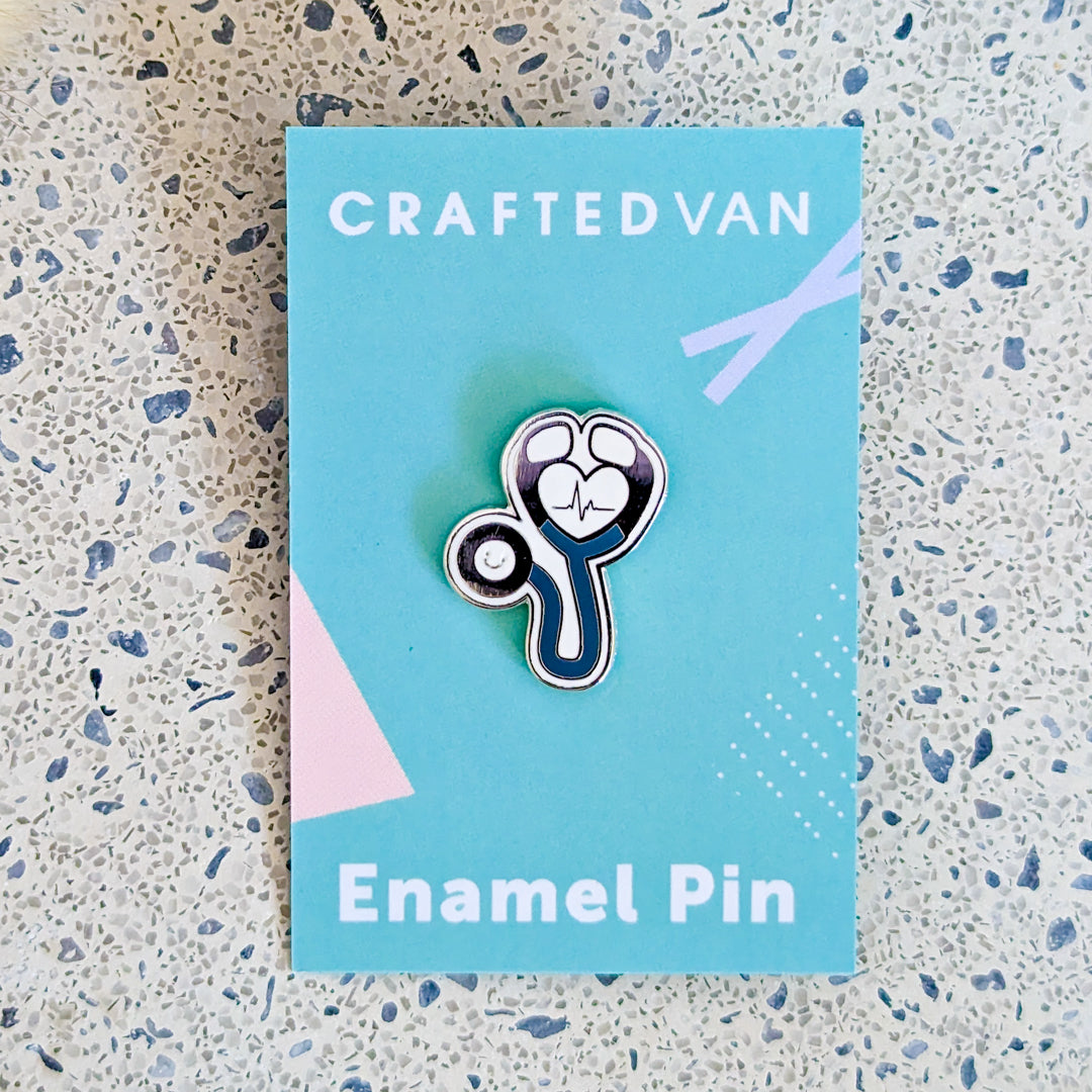 Stethoscope Enamel Pin