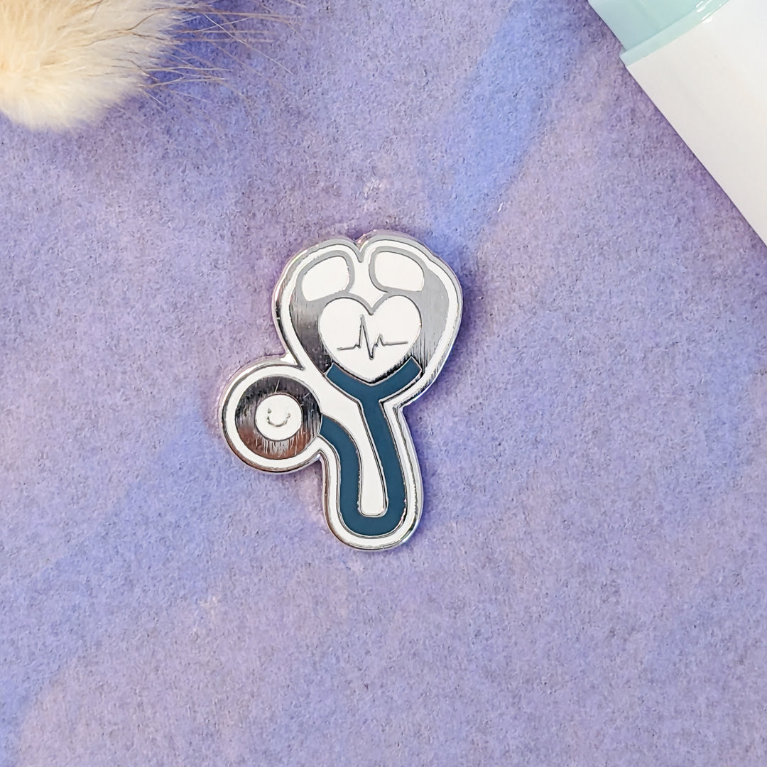 Stethoscope Enamel Pin