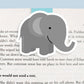 Elephant Jumbo Magnetic Bookmark - CVJ1214ELEP