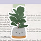 Fiddle Fig Jumbo Magnetic Bookmark - CVJ1028FIDD