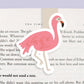 Flamingo Jumbo Magnetic Bookmark - CVJ1142FLAM