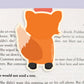 Fox Jumbo Magnetic Bookmark - CVJ1205FOXX