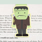 Frankenstein Jumbo Magnetic Bookmark - CVJ1231FRAN