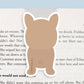 Brown Frenchie Dog Jumbo Magnetic Bookmark - CVJ1162BFRE