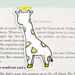 Giraffe Jumbo Magnetic Bookmark - CVJ1220GIRA