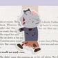 Zombie Girl Jumbo Magnetic Bookmark - CVJ1230ZOMG