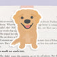 Golden Retriever Dog Jumbo Magnetic Bookmark - CVJ1165GOLD