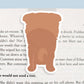 German / Golden Shepherd Dog Jumbo Magnetic Bookmark - CVJ1175GERM
