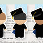 Grad Boy Jumbo Magnetic Bookmark - CVJ1278GRAB