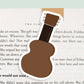 Guitar Jumbo Magnetic Bookmark - CVJ1117GUIT