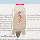 Holiday Otter Jumbo Magnetic Bookmark - CVJ1238HOTT