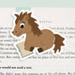 Horse Jumbo Magnetic Bookmark - CVJ1219HORS