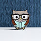 Owl Reading Pin - CVP1065OWLR