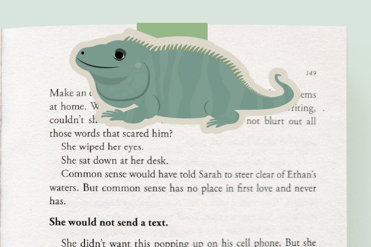 Iguana Magnetic Bookmark (Jumbo)