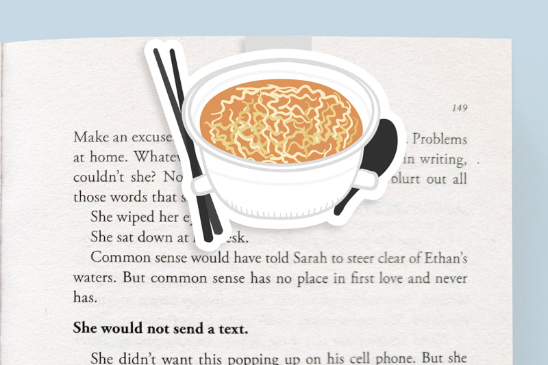 Instant Noodles Jumbo Magnetic Bookmark  - CVJ1254INST
