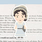 Jane Austen Jumbo Magnetic Bookmark - CVJ1286JANE