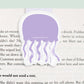 Jellyfish Jumbo Magnetic Bookmark - CVJ1133JELL