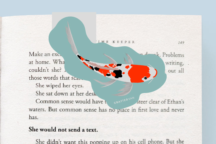 Koi Fish Magnetic Bookmark (Jumbo)