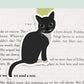 Black Cat Jumbo Magnetic Bookmark - CVJ1012BCAT