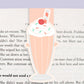 Milkshake Jumbo Magnetic Bookmark - CVJ1247MILK