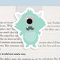 Blue Monster Jumbo Magnetic Bookmark - CVJ1293BLUM