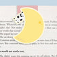 Moon and Cow Jumbo Magnetic Bookmark - CVJ1297MOON