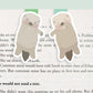 Otters Mini Magnetic Bookmarks 2-Pack - CVM1029OTTE